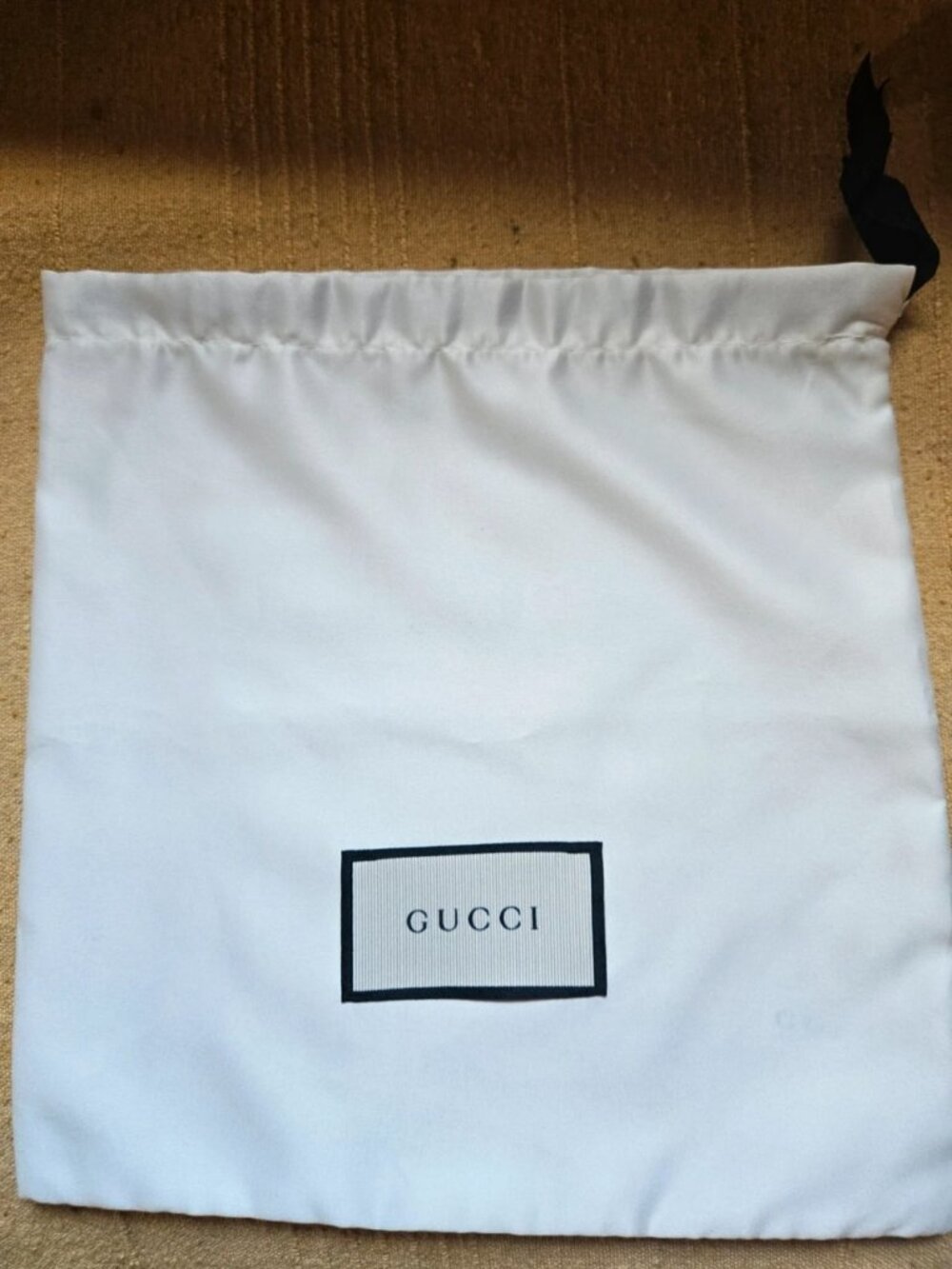 White Satin Dust Bag for Handbag, Size 9.5 x 10 inches